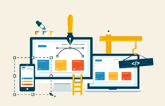 Before and after website redesign comparison